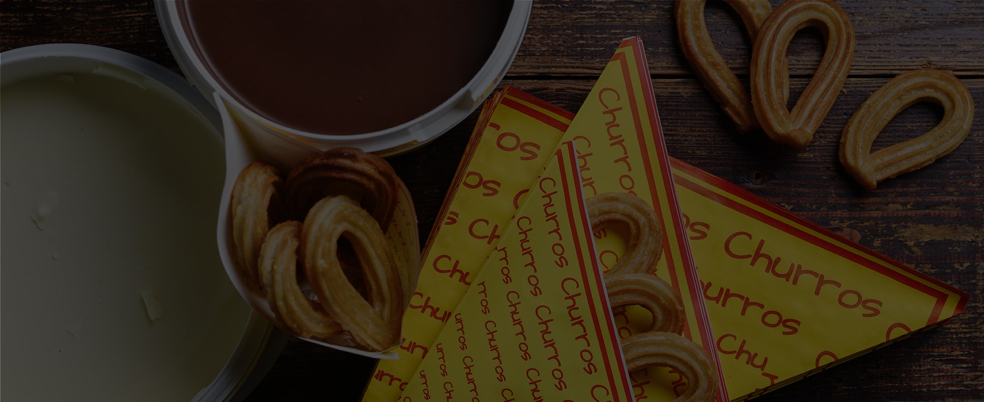 Churros grondstoffen, ingrediënten en verpakkingen voor de laagste prijs bij onze groothandel.